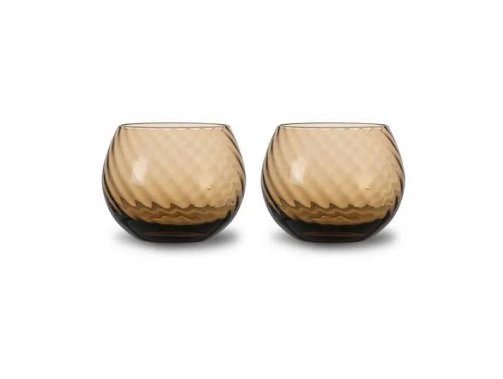 Byon Gobelet Opacity 22 cl lot de 2 Brun