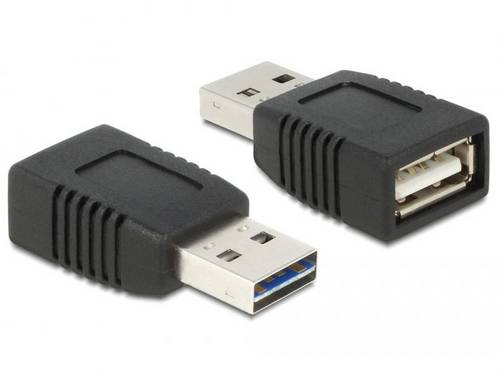 Delock USB 2.0 Adapter [1x USB 2.0 Stecker A - 1x USB 2.0 Buchse A] 65965