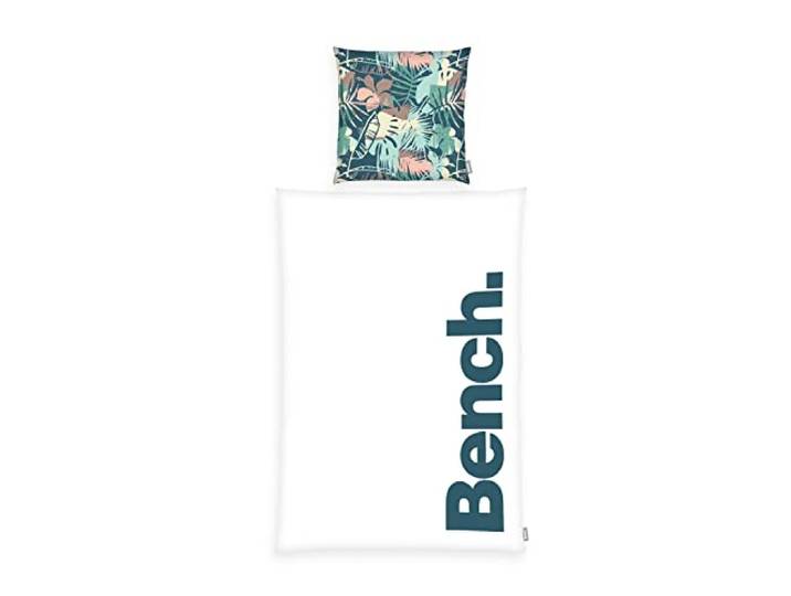 Bench Bettwäsche-Set, Nature Inspired, Kopfkissenbezug ca. 80x80 cm, Bettbezug ca. 135x200 cm, Mit Markenreißverschluss, 100 % Baumwolle, Farbe: Mehrfarbig Dschungelmuster, Art.Nr.: 4412606050
