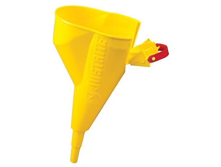 JustRite 11202Y Trechter van polyethyleen voor stalen veiligheidsdozen type I, 1/2 inch diameter x 11-1/4 L