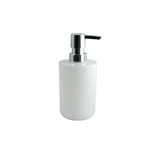 MSV Inagua Zeepdispenser met pomp, wit, B: 7 cm, D: 7 cm, H: 16 cm