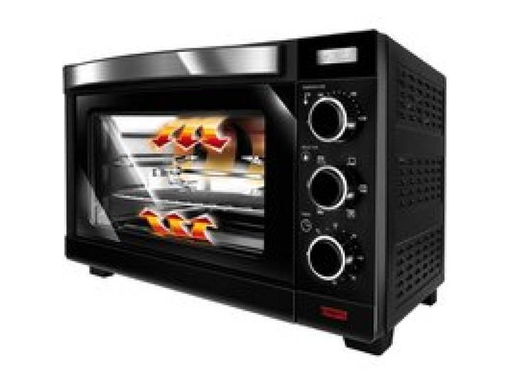 Four électrique de table à convection 30 litres acier inoxydable minuterie MPM MPE-09/T 1600W Noir