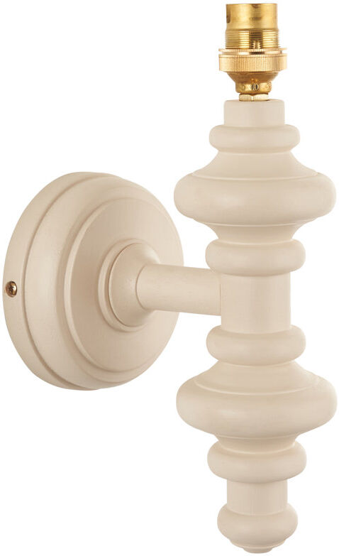 Heritage Hues Carnaby Wall Fitting Almond White 25.8cm H X 11cm W X 15.5cm D