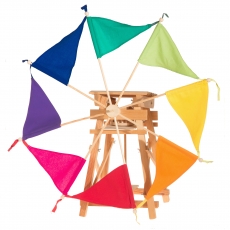 Spielzeug Kraul Segelwindmühle - Bausatz - bunte Segel - deutsch 291633