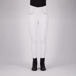 Euro Star Damen Reithose ERMaxima Full Grip weiß Turnier, Größe: 40