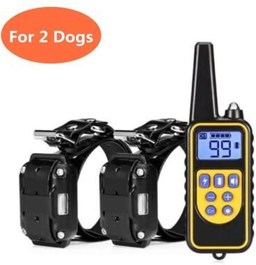 Uplift Picks GuidePro 800m Remote Dog Training Collar With Sound And Vibration black (2 Pcs) us Plug