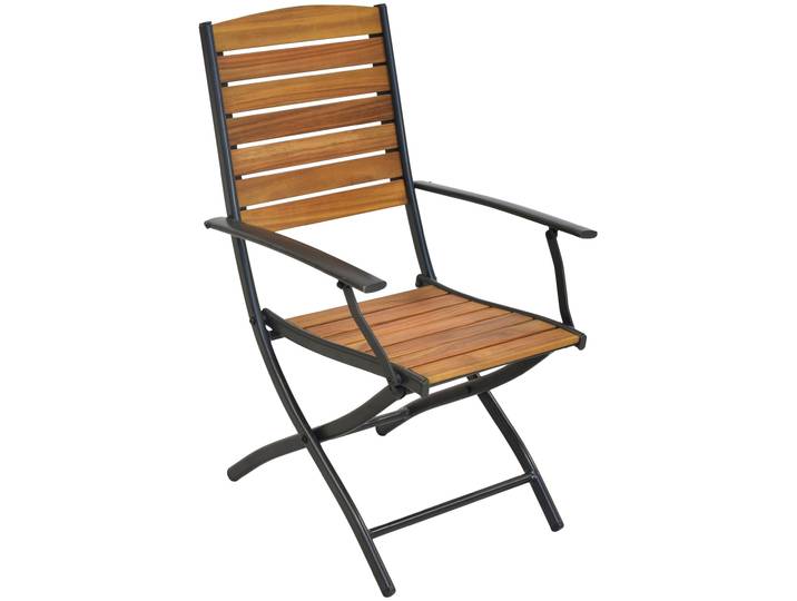 Gartensessel MERXX Santorin , grau (graphit, natur), B:55cm H:97cm T:61cm, Sessel, Gartensessel