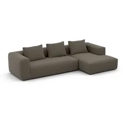 Nordic Collection Ecksofa Kornum Cord Taupe