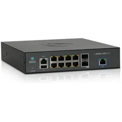 Cambium Networks MX-EX2010XXA-E - Intelligenter Ethernet-Switch 8 x 1G und 2 SFP-Glasfaseranschlüsse ohne Netzkabel (8 Ports), Netzwerk Switch, Schwarz