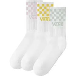 VANS CLASSIC CHECK CREW ROX 3er Pack Socken 2027 dusty gold - L