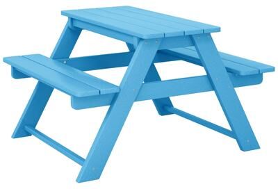 Polytrends Laguna Kids Outdoor Poly Picnic Table