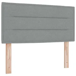 vidaXL Kopfteil mit Kopfteil Hellgrau 80 cm Kunstleder