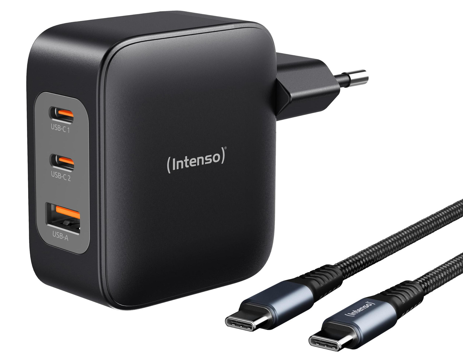 Intenso Power Adapter 100 watt met 2m USB-C kabel 7810010