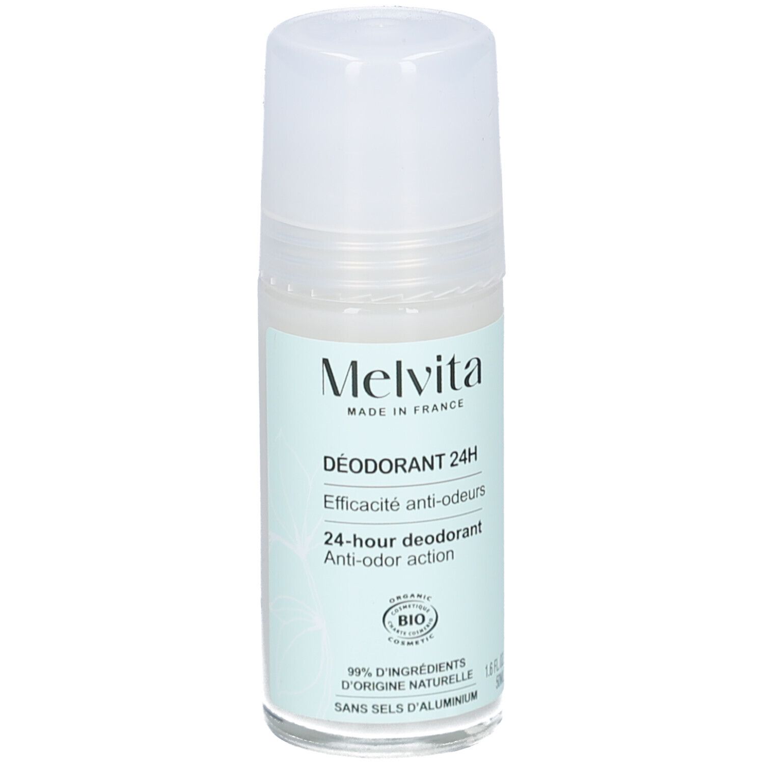 Melvita Deodorant 24H 50Ml 50 ml Roller