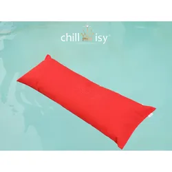 chillisy Schwimmkissen St. Barth 120 x 45 cm  ,Farbe: Rot