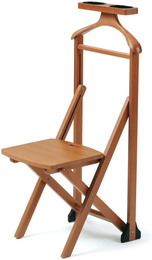 Ophelia & Co. Grantley Valet Stand Cherry wood 133cm H X 46cm W X 37cm D