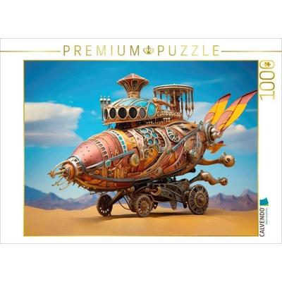 CALVENDO Puzzle Luftschiff-Fantasie | 1000 Teile Lege-Größe 64x48cm Foto-Puzzle für glückliche Stunden