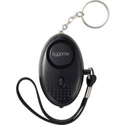 Sygonix Taschenalarm Schwarz mit LED 130 dB SY-7187886