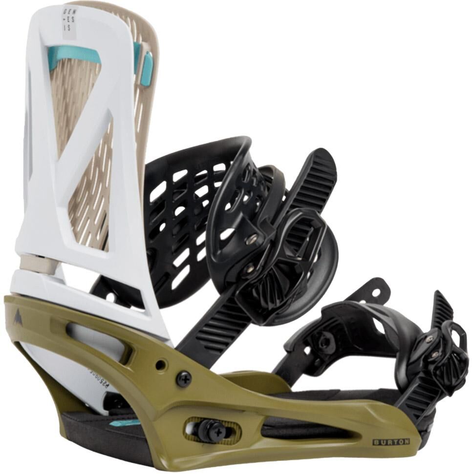 Burton  - Genesis White Dried Moss - M - Fix Snowboard