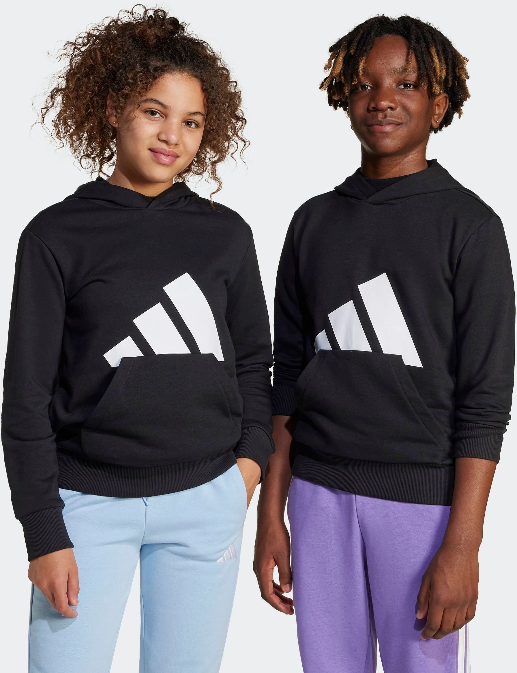 Adidas Sportswear "ESSENTIALS KIDS HOODIE" schwarz, weiß 152