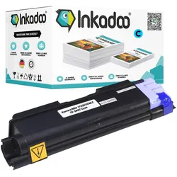 Inkadoo, Toner, Toner kompatibel zu Kyocera 1T02KVCNL0 / TK-590C XL Toner, cyan Cyan (C)