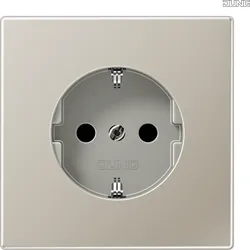 Jung SCHUKO-Steckdose edelstahl ES 1520 KI