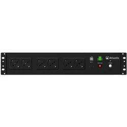 Atlantis A03-PDU1000-RC Rack Off Line Ups 800va (480 W, Line-Interaktiv USV), USV