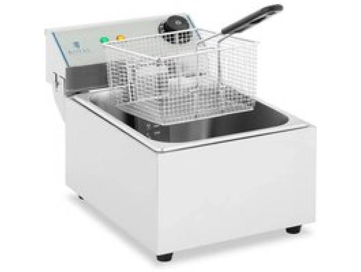 Royal Catering Friteuse Électrique Professionnelle RCEF-10EY-ECO 3200 W 10 L Acier Inoxydable