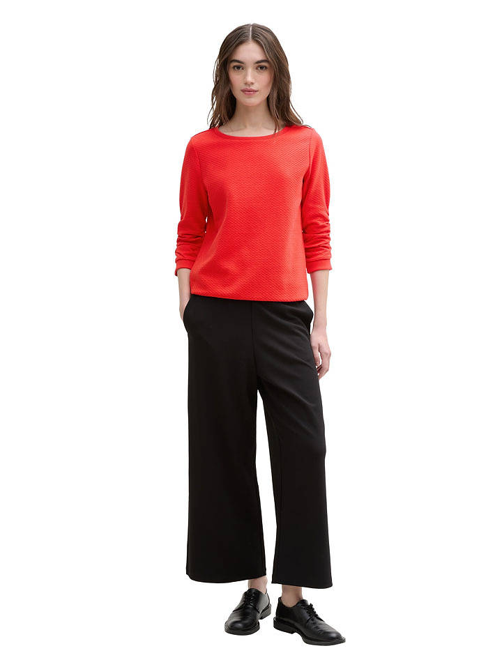 TOM TAILOR Denim Sweatshirt in Rot - M