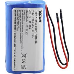 XCell Spezial-Akku 4x 18650 Li-Ion 7.4 V 7000 151095