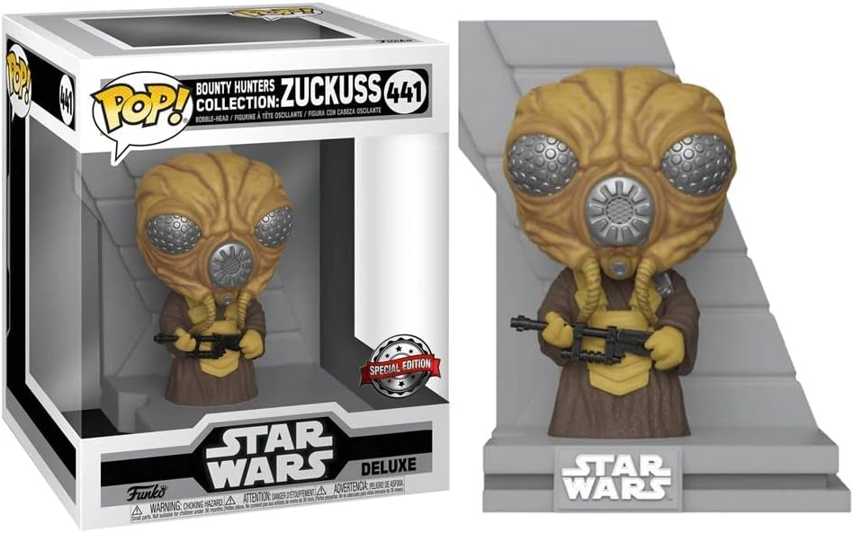 Funko Pop! Deluxe: Star Wars Bounty Hunters Collection - Zuckuss (Metallic)