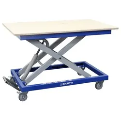 Barth Hubtisch H 300 mit Arbeitsplatte