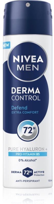 NIVEA MEN Derma Control Defend spray anti-transpirant pour homme 150 ml