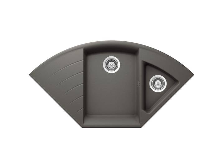 Schock Spüle Lotus, Grau, Stein, 108.2x57.5 cm, Küchen, Küchenausstattung, Küchenspülen, Granitspüle