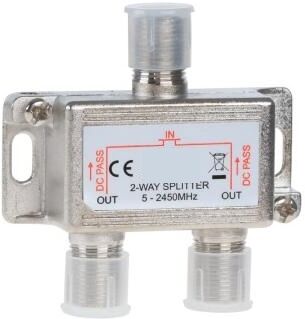 Spliter Repartidor 2 Vias 5-2050Mhz