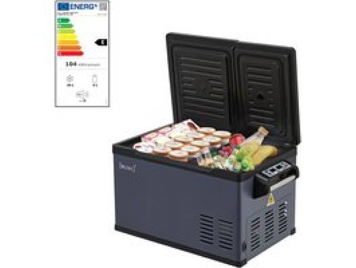 Glacière électrique portable Alberona capacité 26 L bleu gris