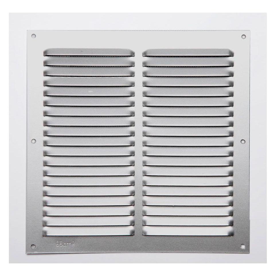 Fepre Vent cover without rim aluminium 0.6 natural colour 200x200mm (49340725)