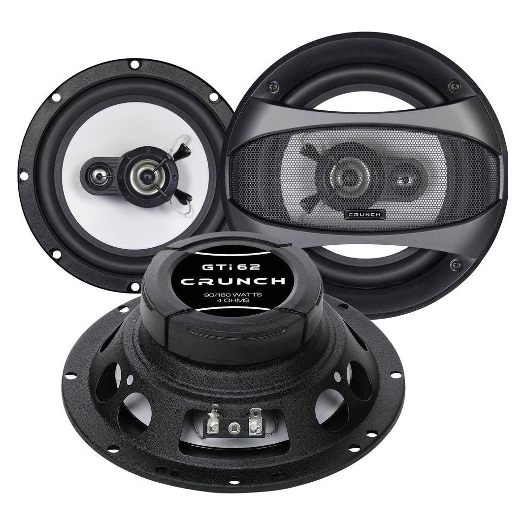 Crunch GTI - Koax 16.5 cm Einbaulautsprecher Set (180 W, 16.50 cm) (GTI-62)