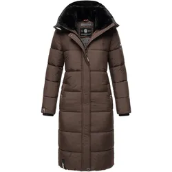 MARIKOO Damen Winterjacke Steppmantel Weichem Innenkragen & Abnehmbarer Kapuze Reliziaa