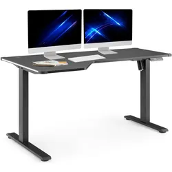 Hjh Office Worktime Game, Gaming Tisch, Schwarz
