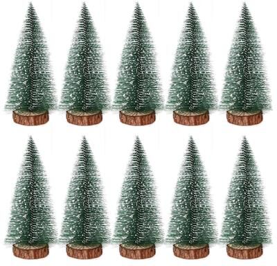 Rare Purchases Snow Covered Mini Christmas Tree Decor, DIY Pine Ornaments, Festive Miniature Evergreen Trees For Home, Bar, And Holiday Snow Covered Mini Christmas Tree Decor, DIY Pine Ornaments, Festive Miniature Evergreen Trees For Home, Bar, And Holida