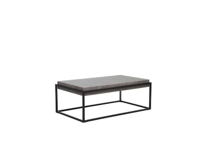Table basse grise ALTOS - BELIANI - Rectangulaire - Style scandinave et moderne
