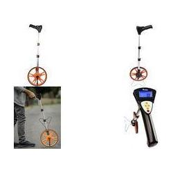 Bradas Messrad mit Digitalzähler & Teleskopgriff, im Koffer Raddurchmesser: 318 mm, hintergrundbeleuchtete (0.32 m) (DIY-MW10-D/CB)