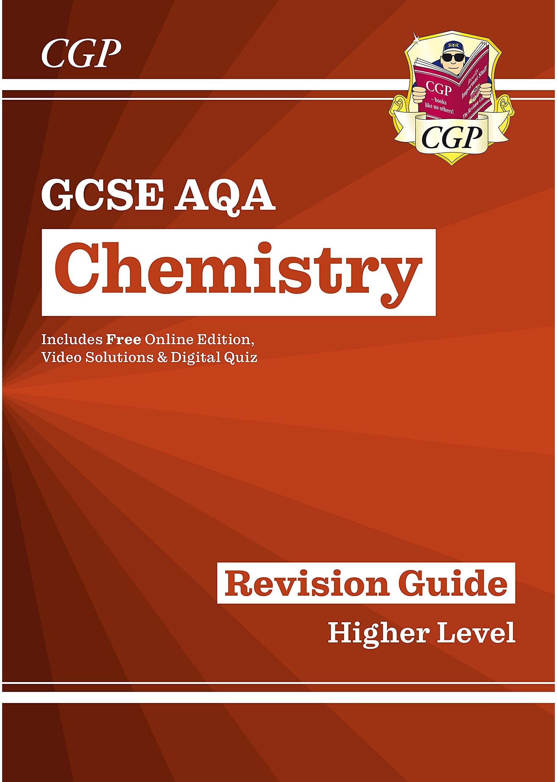 CGP Books New GCSE Biology AQA Revision Guide & Chemistry, Physics Higher includes Online Edition 9-1 Videos & Quizzes Collection 3 Books Set