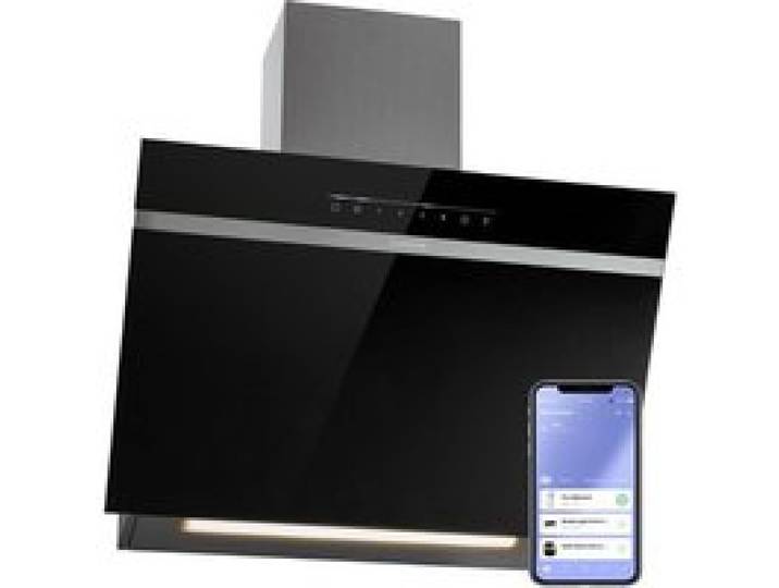 Ava Smart 60cm 585m³/h Hotte Décorative Noir