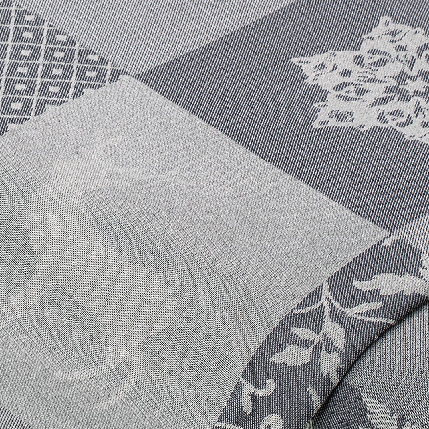 Jacquard "Weihnachts-Patch", grau-color