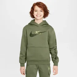 NIKE Sportswear Fleece Hoodie Kinder 222 - medium olive M (137-147 cm)
