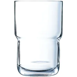 Arcoroc LOG Trinkglas - 32 cl - (Ø 7 x 12 cm) - ungeeicht, 6er Set