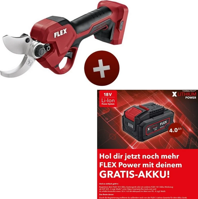 Flex Flex-tools 531279 GPS 35 18-EC Accu-Baumschere 18V ohne Akkus und Ladegerät (531279)