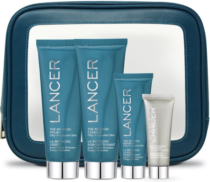 LANCER THE METHOD INTRO KIT Oily-Congested Skin gift set for oily skin